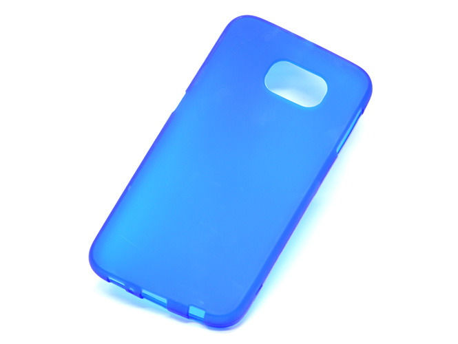 Чехол для Samsung Galaxy S6 Edge силикон синий