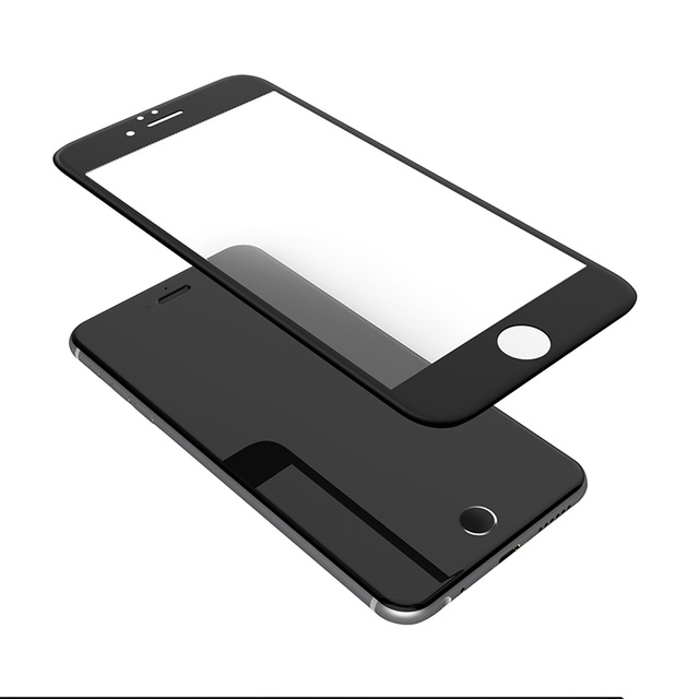 Защитное стекло для IPhone 6/6S Plus черное