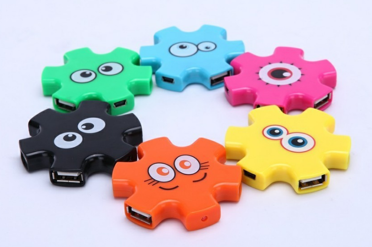 USB разветвитель 2.0 HUB HI-SPEED 4-Port Глаза