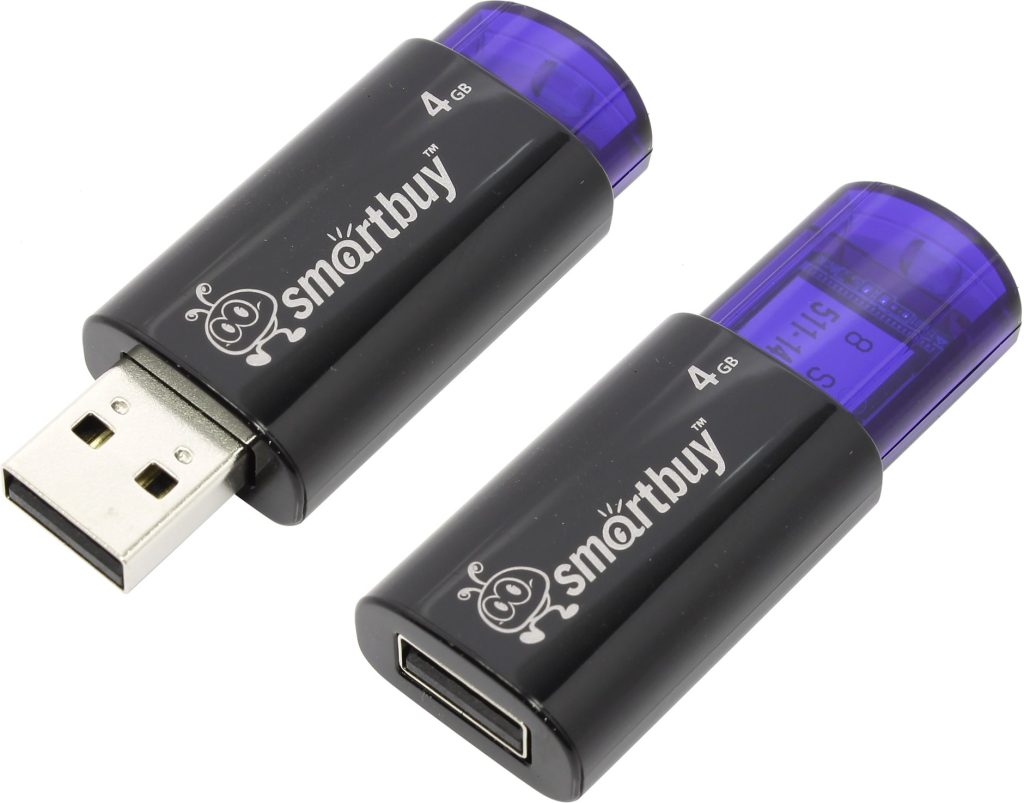 USB-Flash 4GB Smart Buy Click Series синий