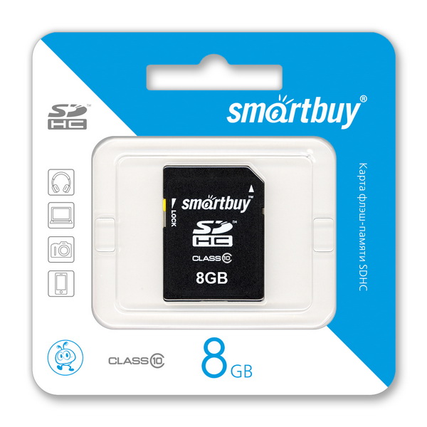 Карта памяти Smart Buy SDHC 8GB
