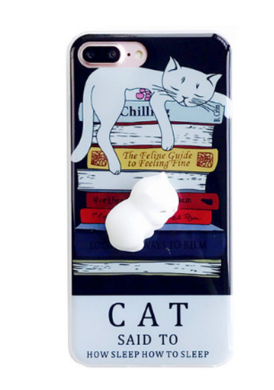 Чехол для iPhone 7 Anti-stress Cat of Book