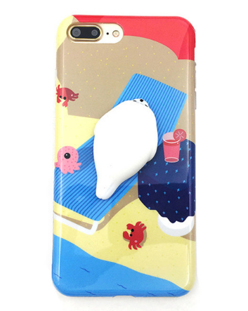 Чехол для iPhone 7 Anti-stress Whale on the beach