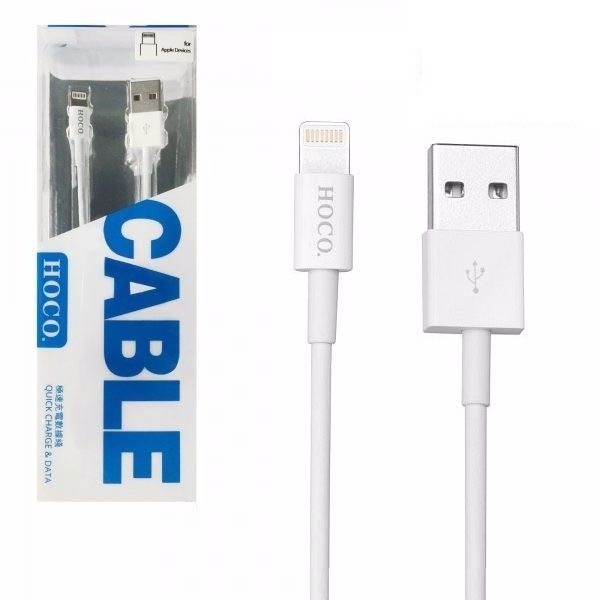 Дата-кабель для iPhone 5/6/7 Hoco UPL 02 белый