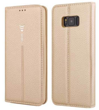 Чехол-книжка для Samsung Galaxy S8 Gebei Gold