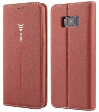 Чехол-книжка для Samsung Galaxy S8 Gebei Brown