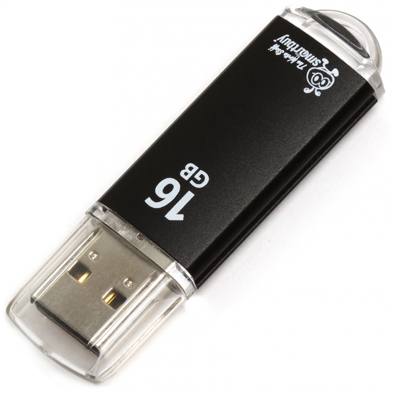USB-Flash 16GB Smart Buy V-Cut черная