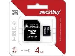 Карта памяти 4GB Smart Buy (Class 4)