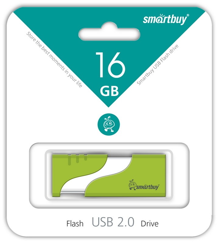 USB-Flash 16GB SmartBuy Hatch зеленая