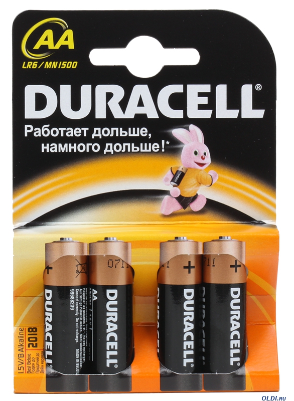 Элемент питания Duracell LR6-4BL Basic
