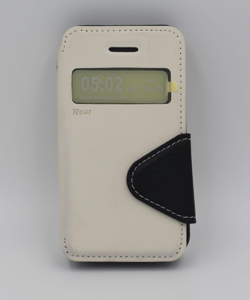 Чехол-книжка для iPhone 4/4S Roar Белый