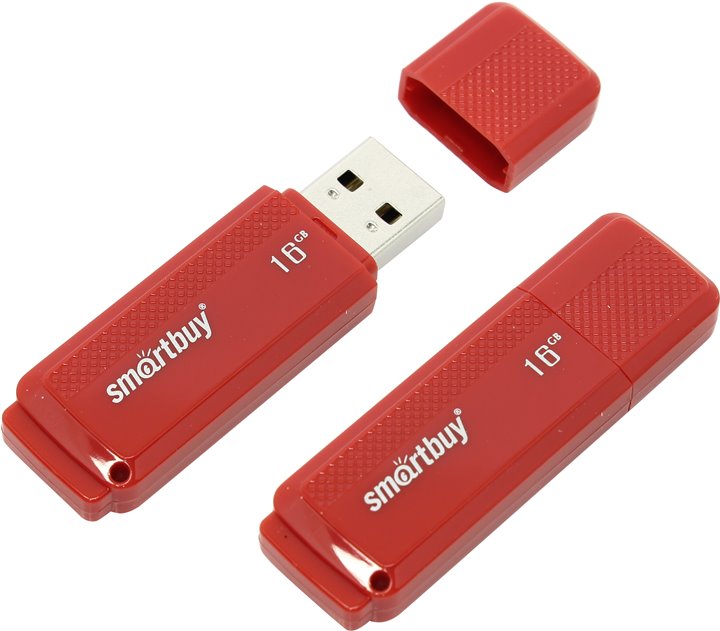 USB-Flash 16GB SmartBuy Dock красная