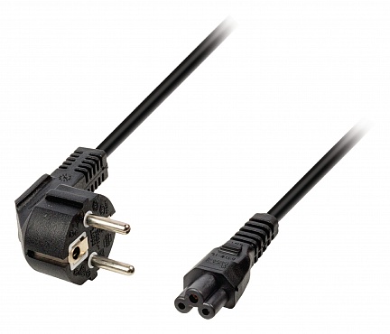 Кабель питания IEC 320 C5 3 pin 220B 2м для блока ноутбука
