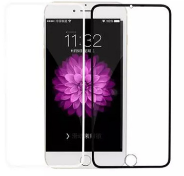 Защитное стекло для iPhone 6/6S 3D белое (тонкие края)