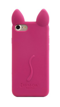 Чехол для iPhone 6/6S Koko Cat Ярко Розовый