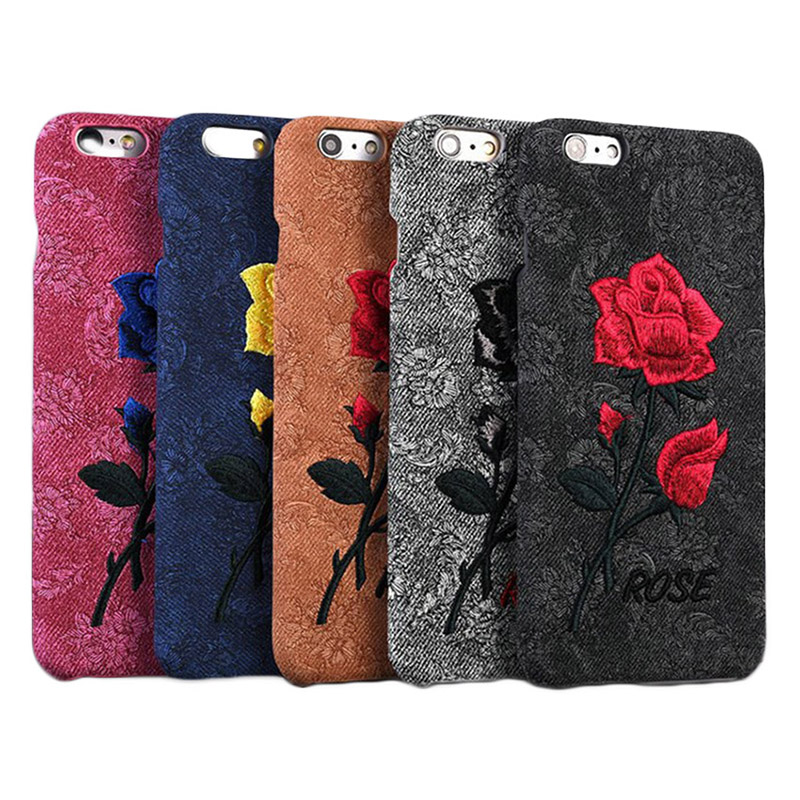 Чехол для iPhone 6/6S С Розой Розовый