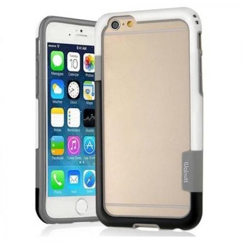 Бампер для iPhone 6/6S Walnutt Черно-Белый
