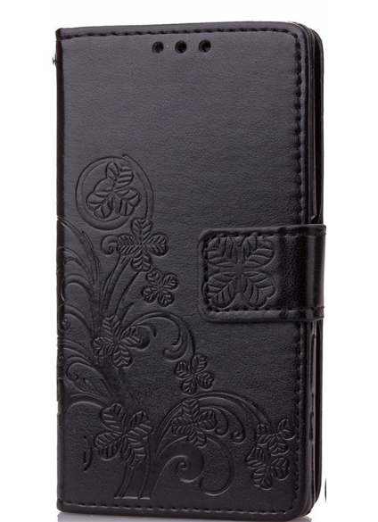 Чехол-книжка для iPhone 5/5S Patterns черный