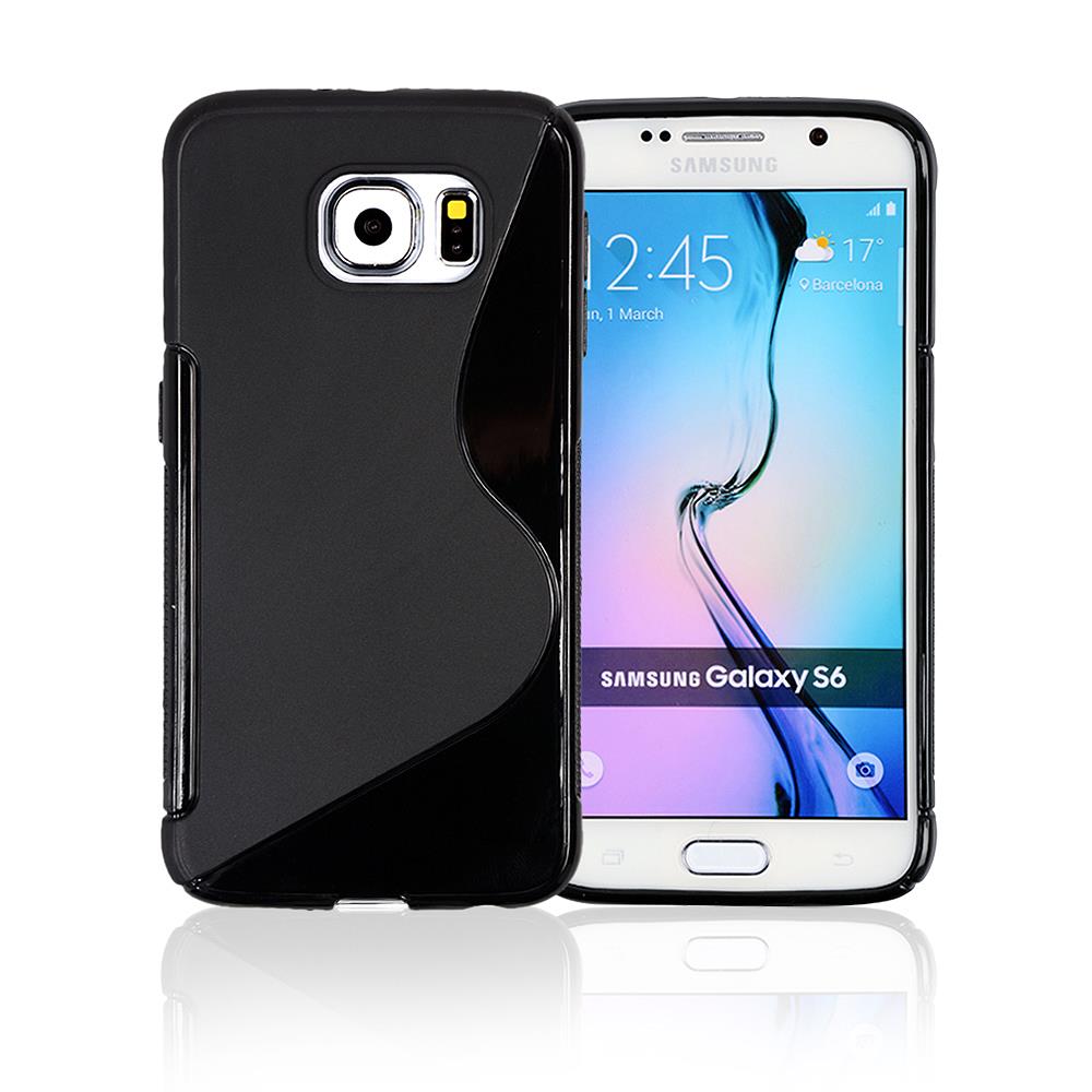 Чехол для Samsung Galaxy S6 "Волна" черный