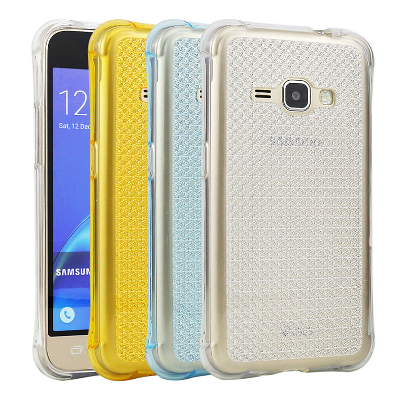 Чехол для Samsung Galaxy J1 (2016) Thick Silicone прозрачный