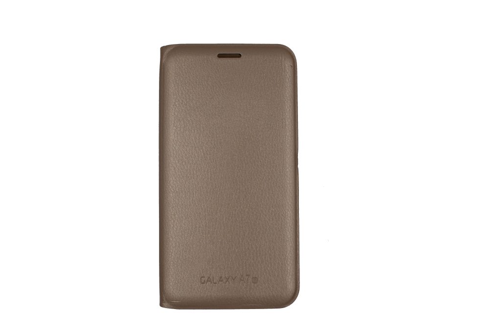 Чехол-книжка для Samsung Galaxy A7 2016 золотой