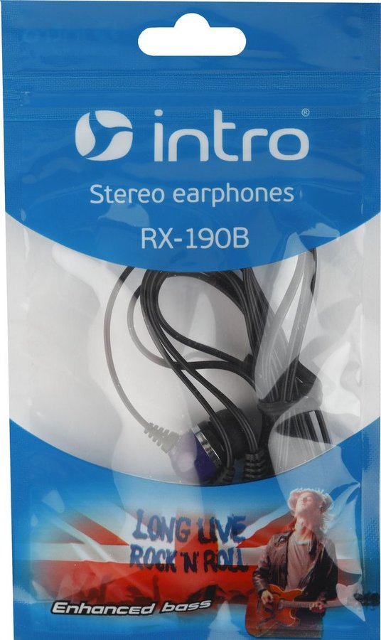 Наушники Intro RX-190B синие