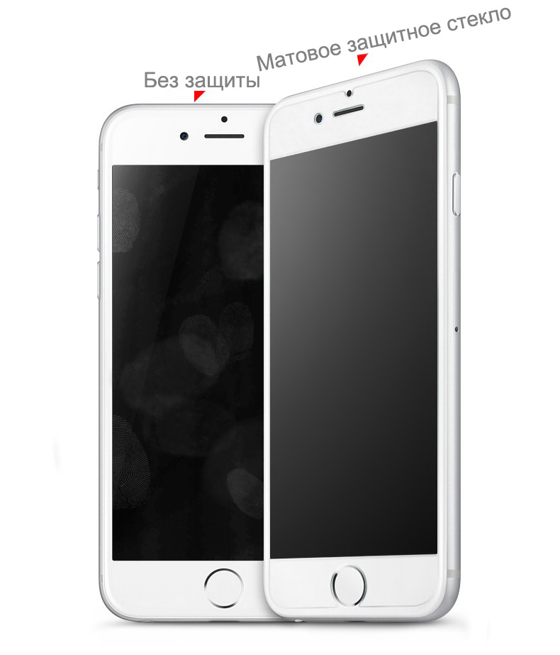 Защитное стекло для iPhone 6 матовое