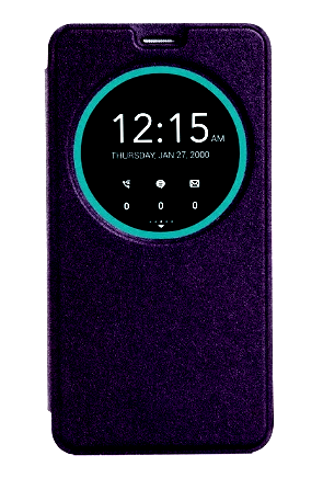 Чехол-книжка для Asus ZenFone 5 TPU Фиолетовый