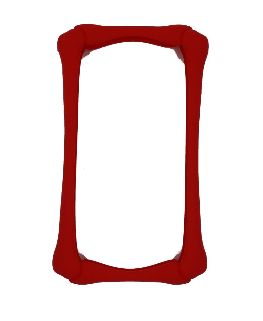 Бампер для iPhone 4/4S "Кости" Красный
