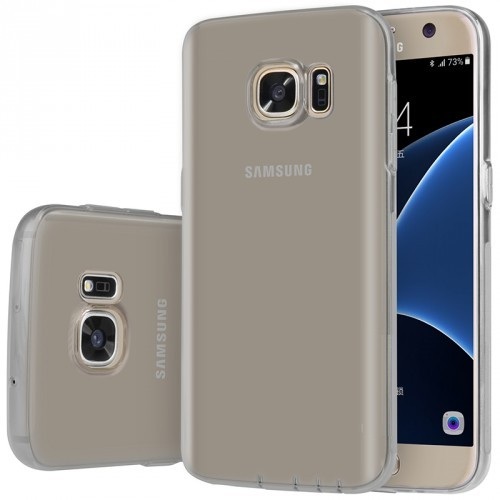Чехол для Samsung Galaxy S7 Edge Матовый Прозрачный