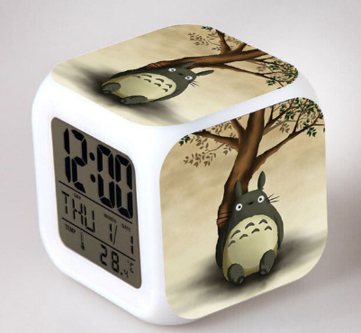 Ночник-часы с подсветкой "My Neighbor Totoro"