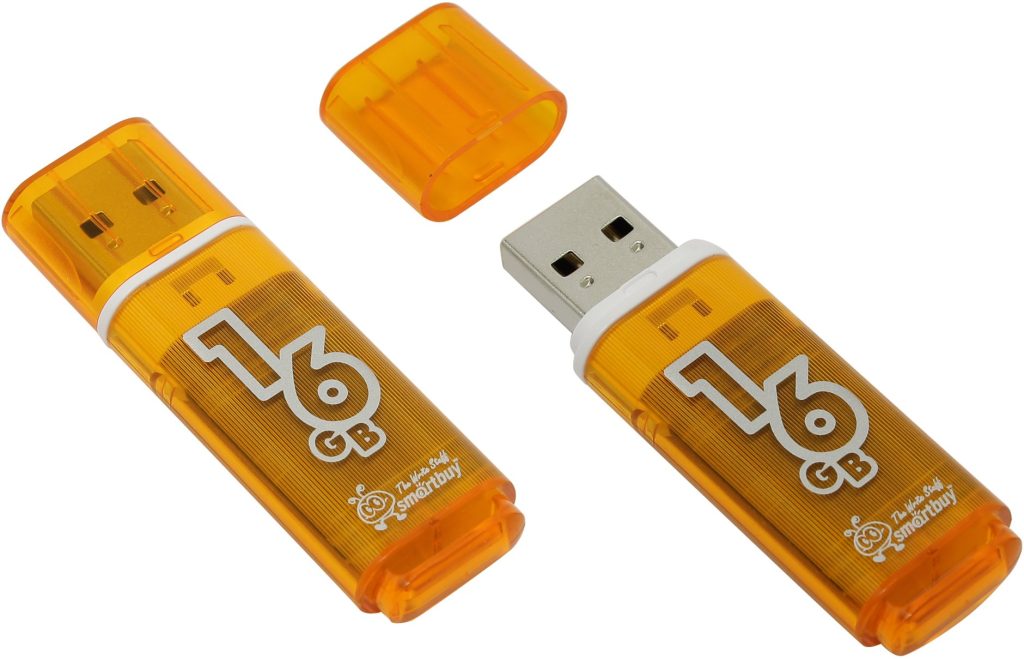 USB-Flash 16GB Smart Buy Glossy оранжевая