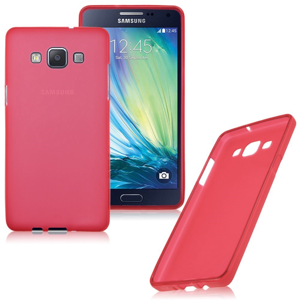 Чехол-накладка для Samsung Galaxy A5 (SM-A500F) красный