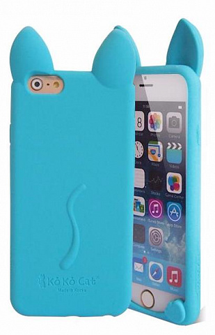 Чехол для iPhone 6/6S Koko Cat Синий