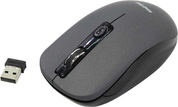 Беспроводная мышь SmartBuy SBM-345AG-G, серая