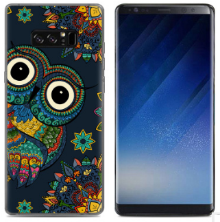 Чехол-накладка для Samsung Galaxy Note 8 Сова