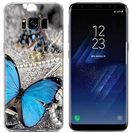 Чехол-накладка для Samsung Galaxy S8 Бабочка