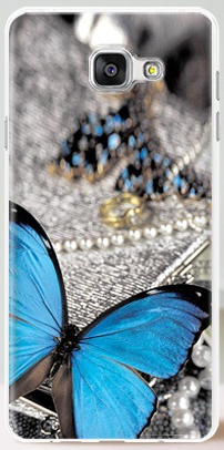 Чехол-накладка для Samsung Galaxy A7 2016 Бабочка