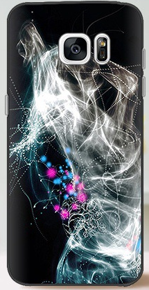 Чехол-накладка для Samsung Galaxy S7 Edge Девушка