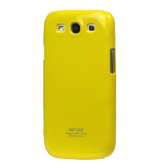 Чехол для Samsung Galaxy S3 SGP Case желтый