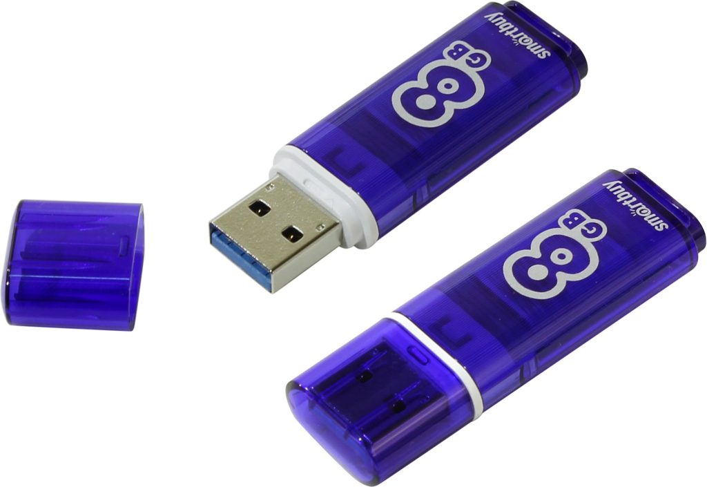 USB-Flash 8GB Smart Buy Glossy Синяя