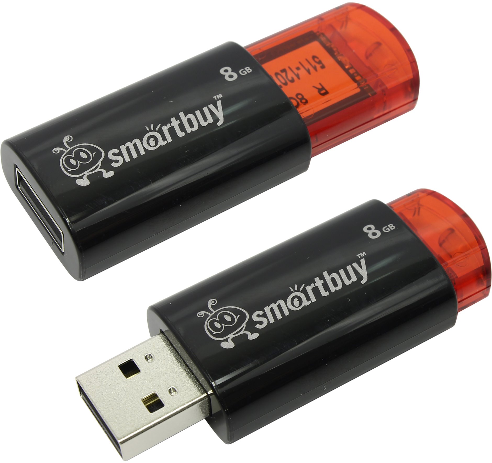 USB-Flash 8GB Smart Buy Click Series красный