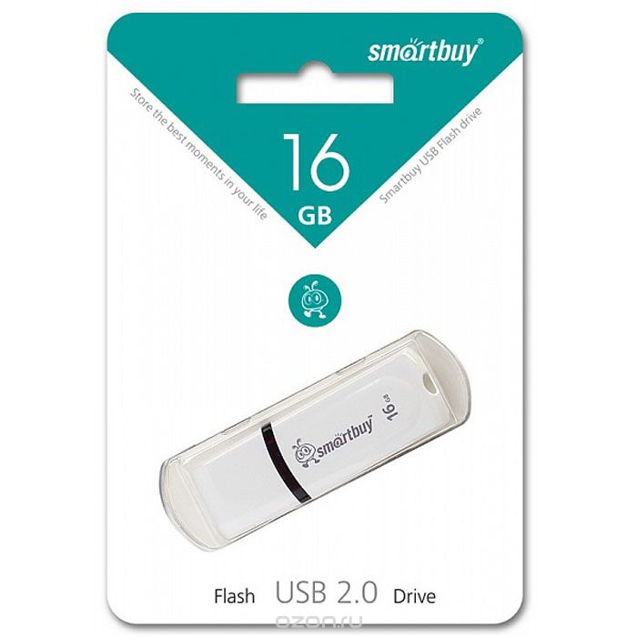 USB-Flash 16GB Smart Buy Paean белая