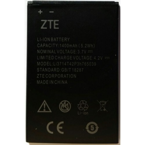 Батарея/аккумулятор ZTE Blade A3 (Li3714T42P3h765039)