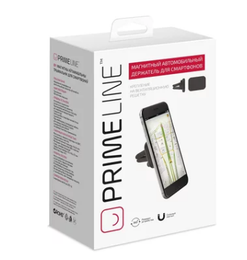 Автомобильный магнитный держатель для телефона Prime Line