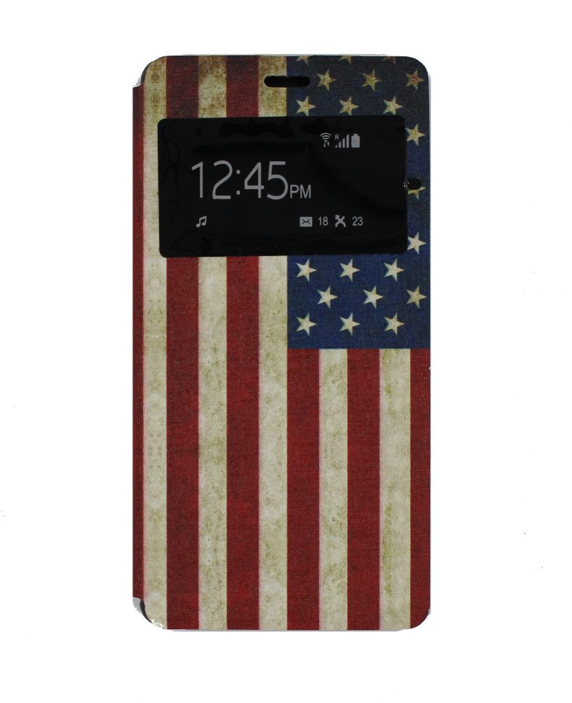 Чехол для Sony Xperia Z3 American Flag Window