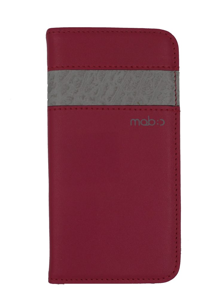 Чехол-книжка для iPhone 5/5S Mob розовая