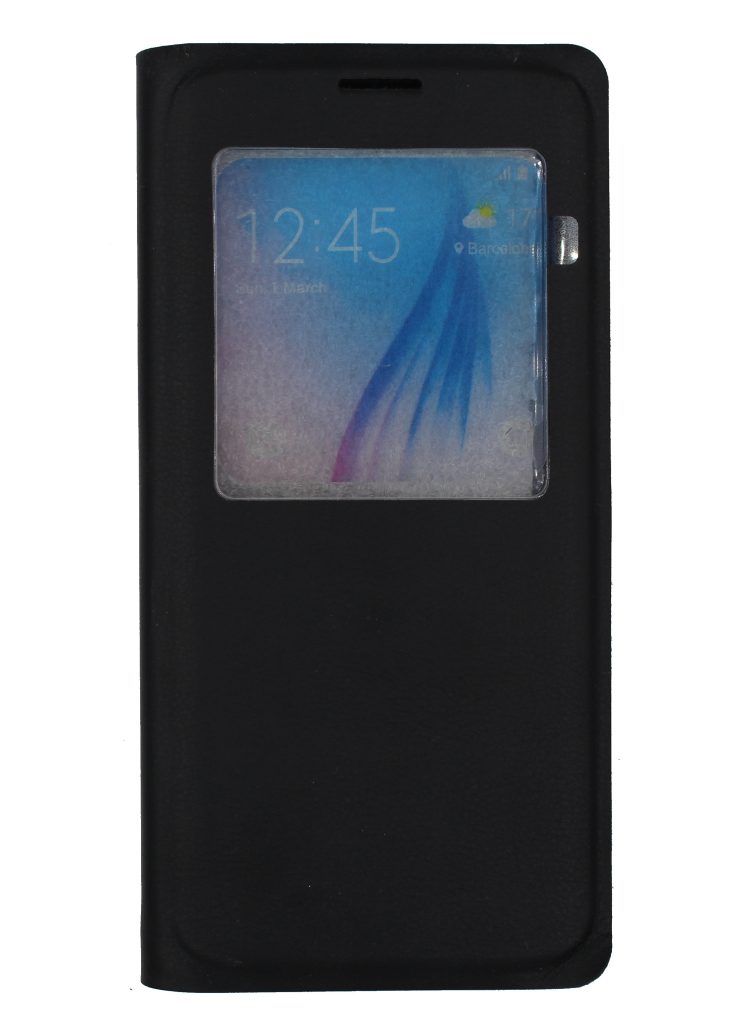 Чехол-книжка Samsung Galaxy S7 Edge с окном черный