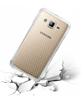 Чехол для Samsung Galaxy J5 Thick Silicone прозрачный