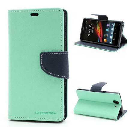 Чехол-книжка для Sony Xperia Z Mercury Салатовый